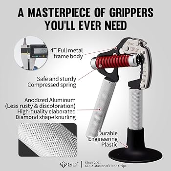 gd iron grip 80 延長可能　アウターリミット GD Hand Grip Strengthener, Iron Grip Light. 80, Adjustable